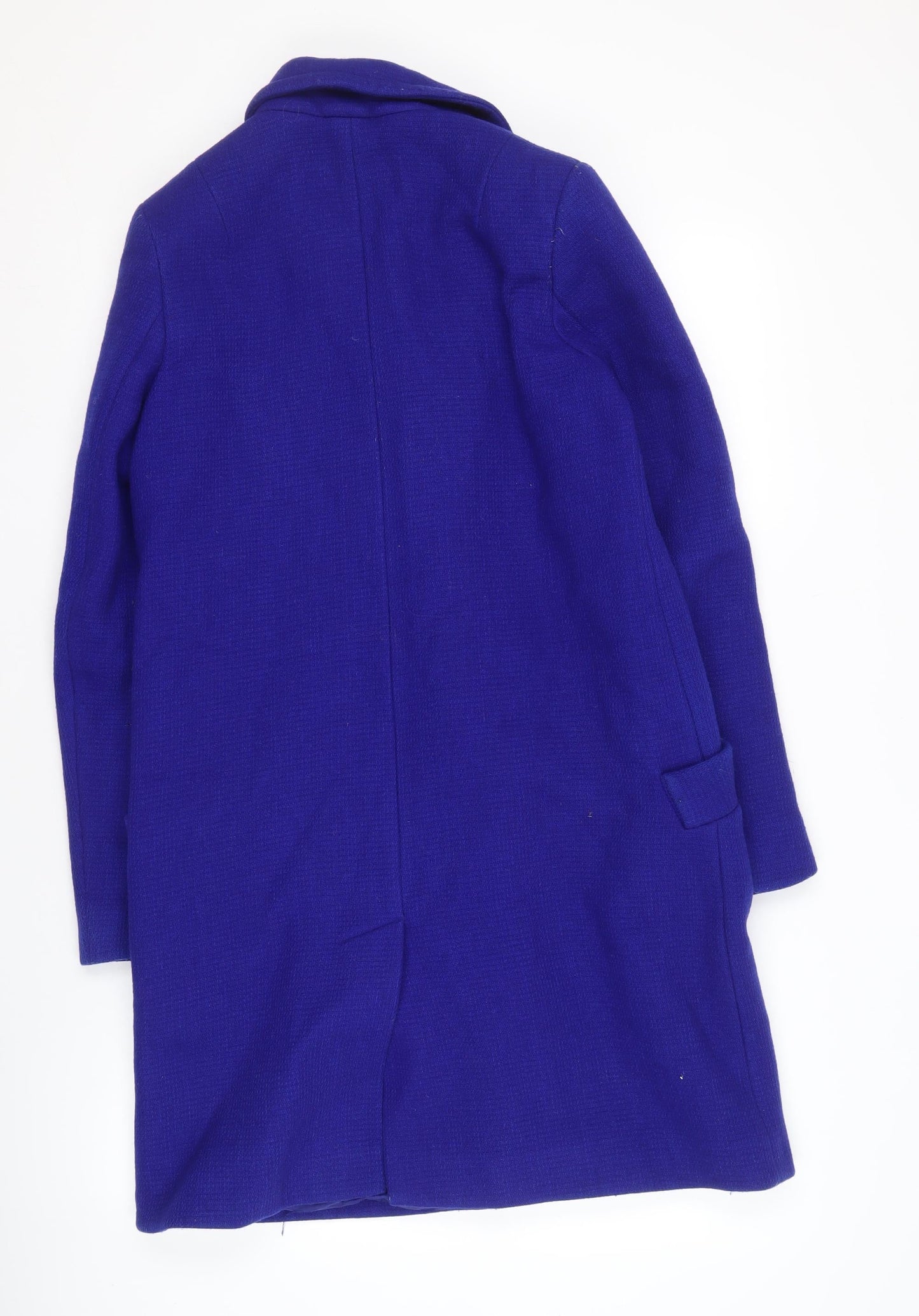Womens UK Size 6 French Connection Blue Overcoat