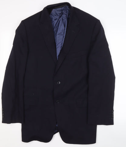 Mens UK Size 42 Marks and Spencer Regular Blue Suit Jacket