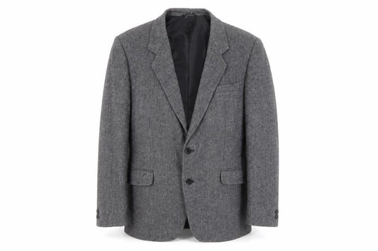 Littlewoods Grey Men's Blazer 40R Herringbone Jacket