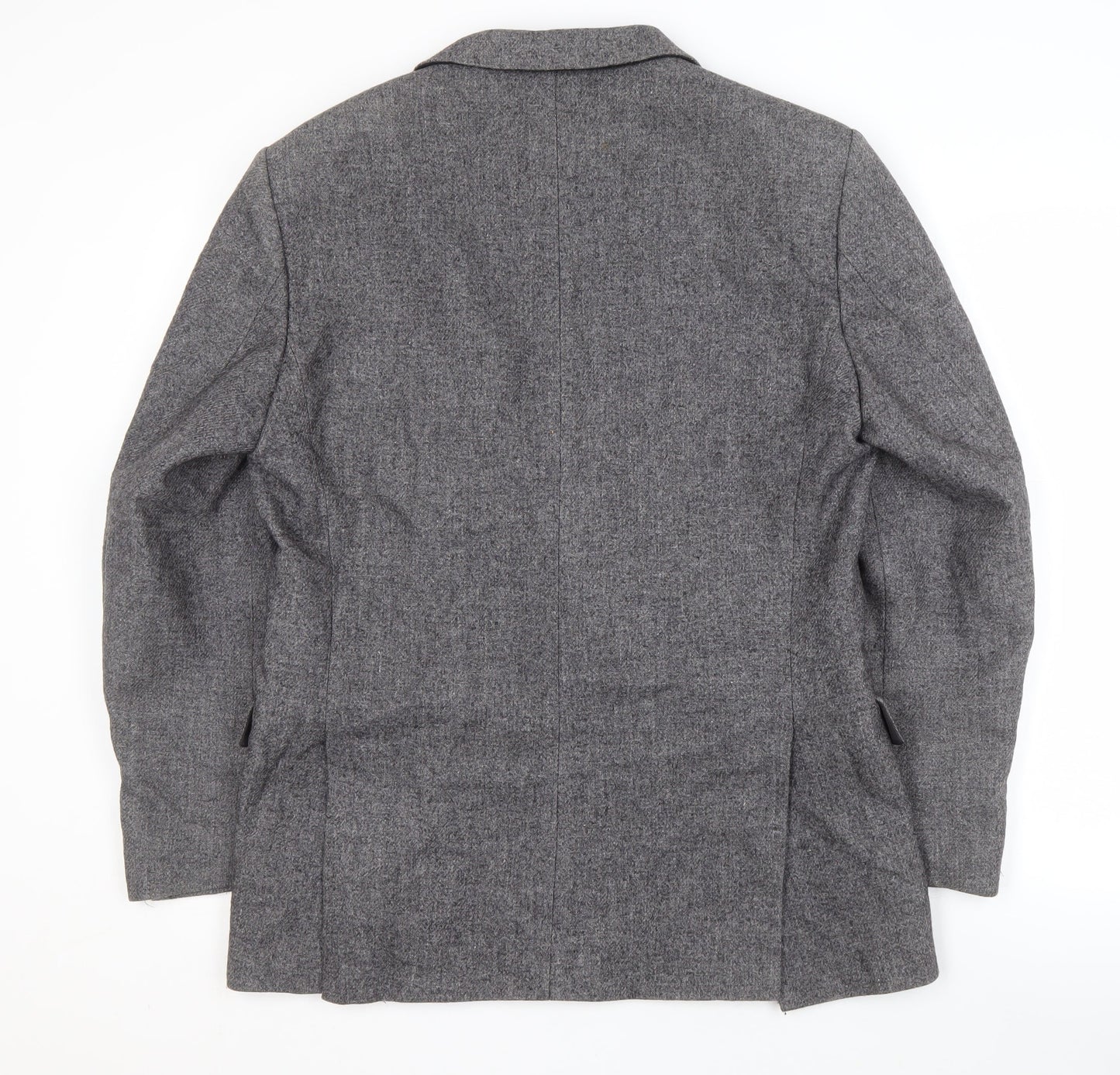 Littlewoods Grey Men's Blazer 40R Herringbone Jacket