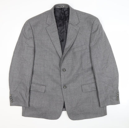 Mens UK Size 44 Debenhams Regular Grey Suit Jacket
