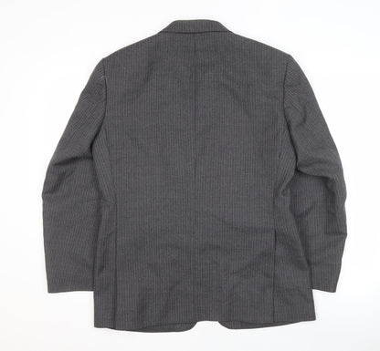 Mens UK Size 38 C&A Regular Grey Suit Jacket