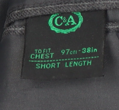 Mens UK Size 38 C&A Regular Grey Suit Jacket