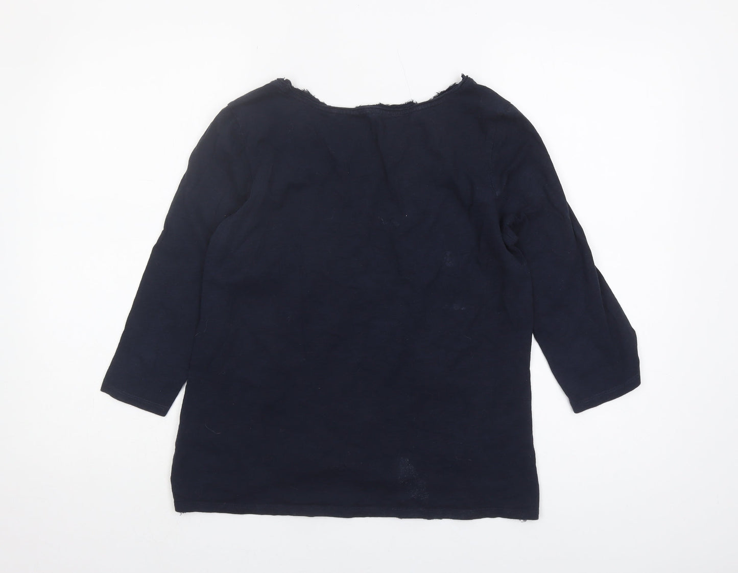 Womens UK Size 12 White Stuff Navy Basic Blouse