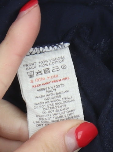Womens UK Size 12 White Stuff Navy Basic Blouse