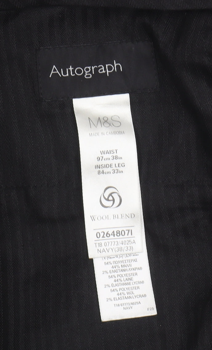 Marks and Spencer Men's Navy Dress Pants Size 38