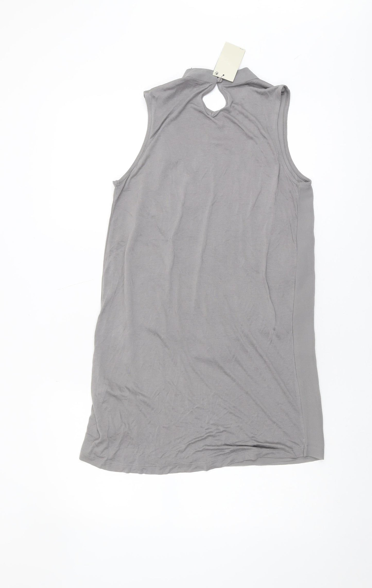 Womens UK Size 8 NEXT Grey Basic Tank