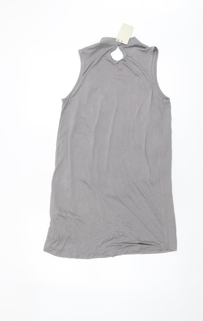 Womens UK Size 8 NEXT Grey Basic Tank