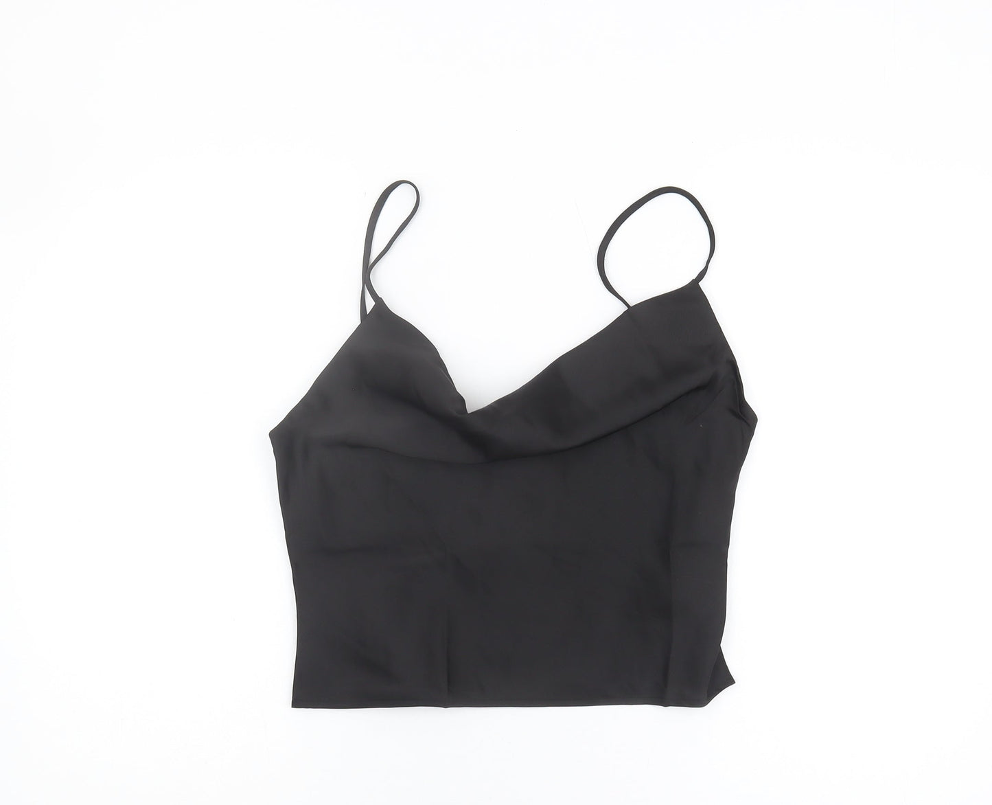Womens UK Size M Urban Outfitters Black Camisole Tank