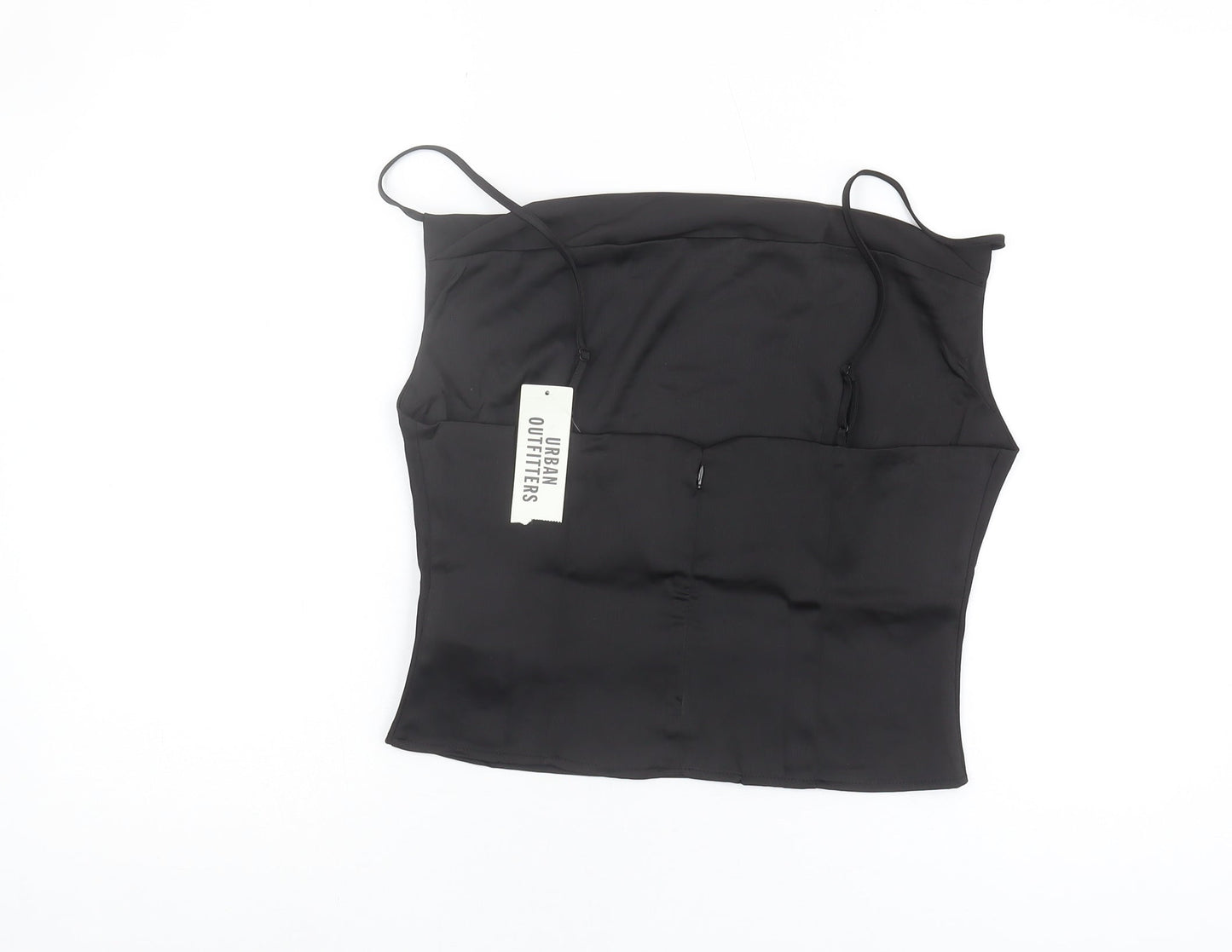 Womens UK Size M Urban Outfitters Black Camisole Tank
