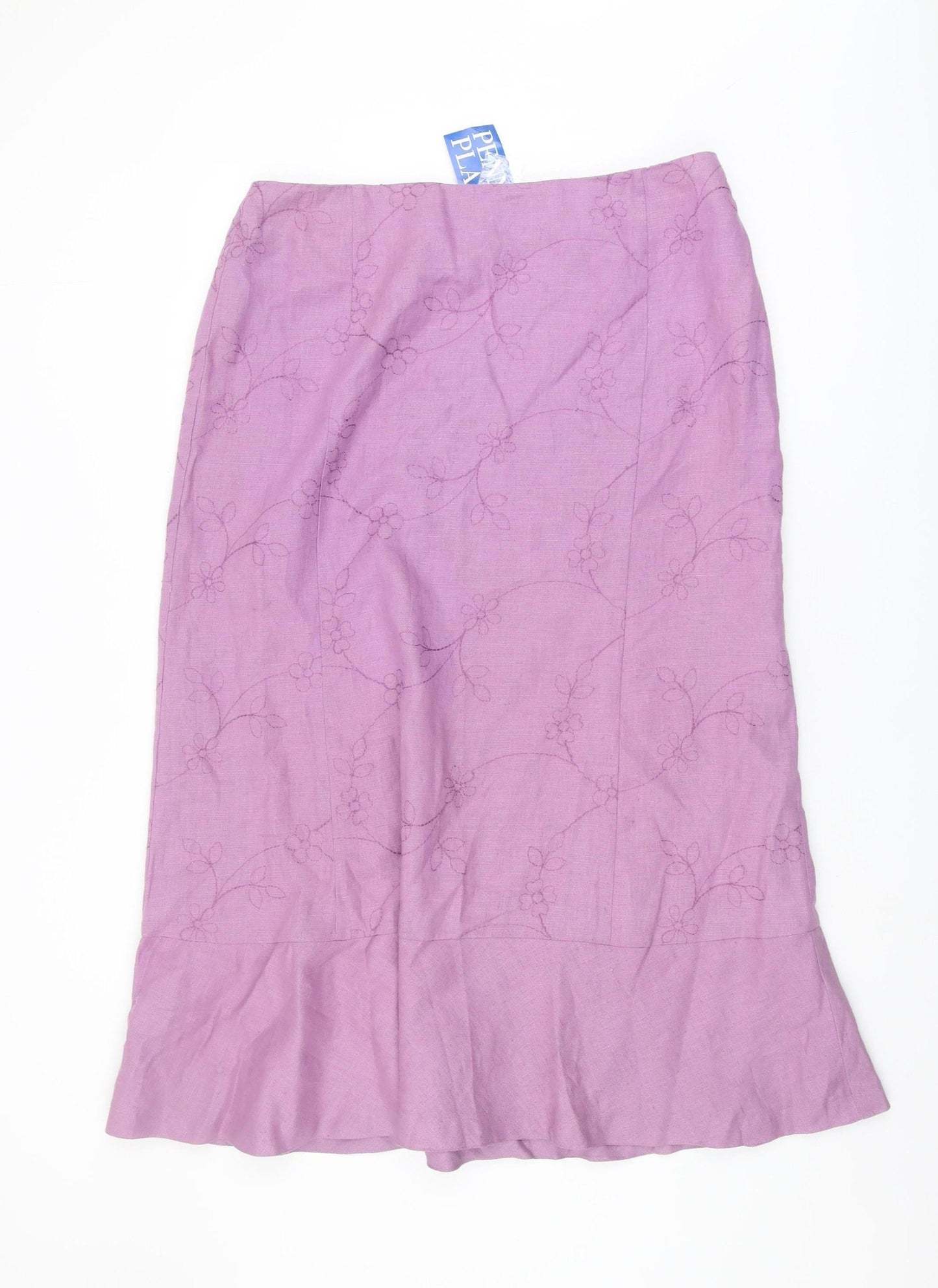 PENNY PLAIN Women's Purple Floral Skirt Size 18