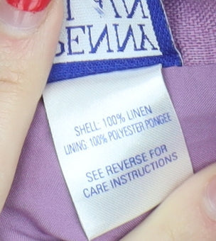 PENNY PLAIN Women's Purple Floral Skirt Size 18