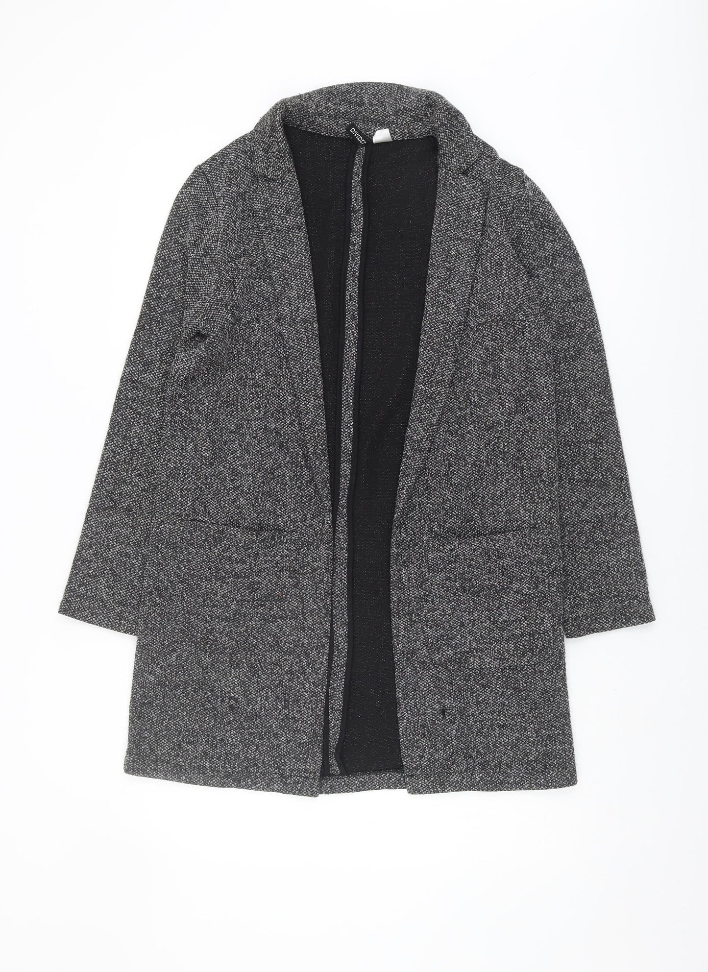 Womens UK Size 8 H&M Black Cardigan Jumper
