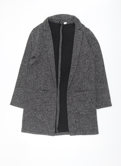 Womens UK Size 8 H&M Black Cardigan Jumper