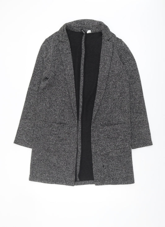 Womens UK Size 8 H&M Black Cardigan Jumper