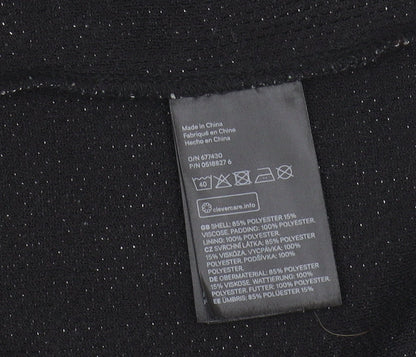 Womens UK Size 8 H&M Black Cardigan Jumper