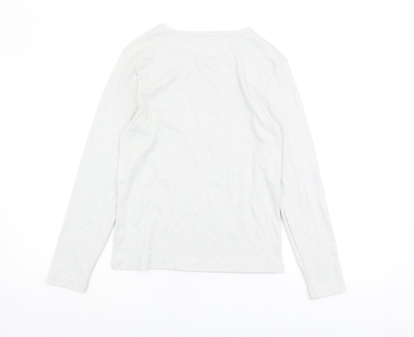 Womens UK Size 12 The White Company White Basic T-Shirt