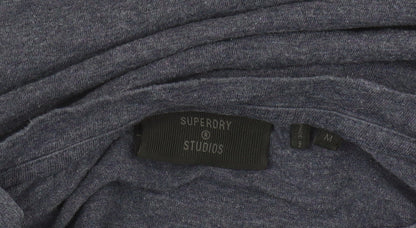 Superdry Blue Men's T-Shirt M Long Sleeve Crew Neck