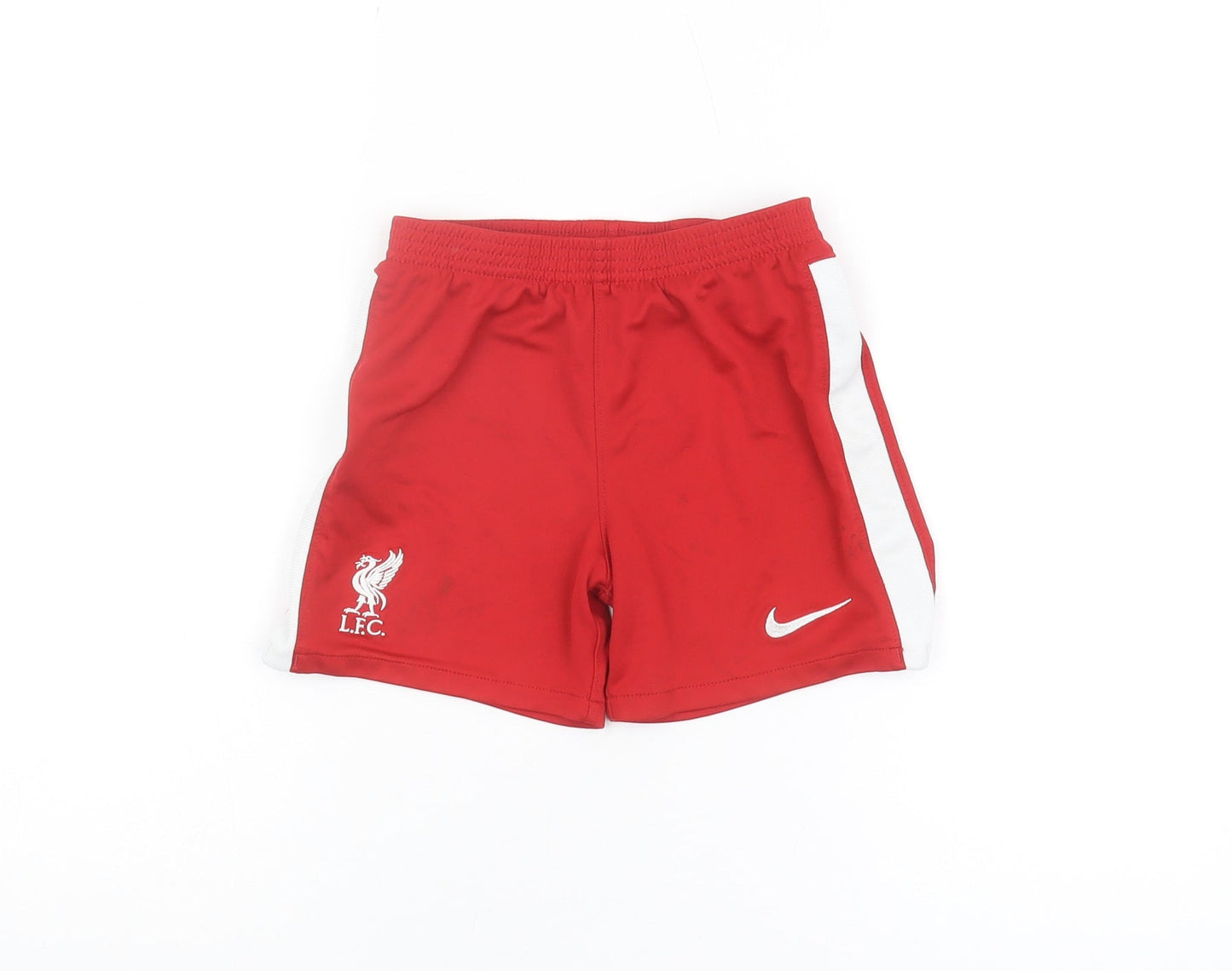 Nike Boys Red L.F.C. Athletic Football Shorts 5-6 Years