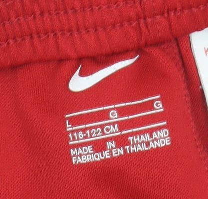 Nike Boys Red L.F.C. Athletic Football Shorts 5-6 Years