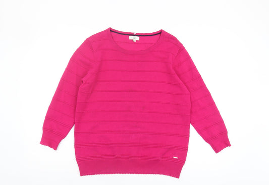 Country Casuals Women's Pink Pullover Jumper S