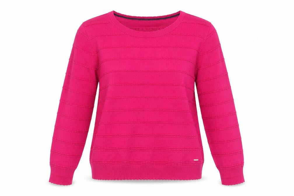 Womens UK Size S Country Casuals Pink Pullover Jumper