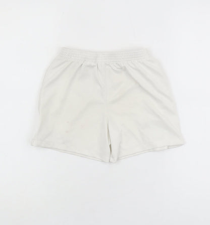 Nike Boys White Athletic Shorts 14-15 Years Football