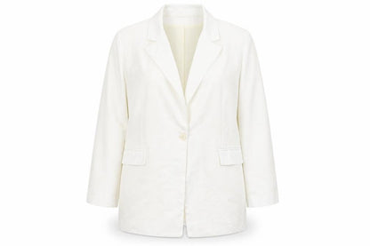 Threadbare Women's White Blazer Jacket Size 16
