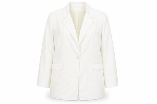 Threadbare Women's White Blazer Jacket Size 16