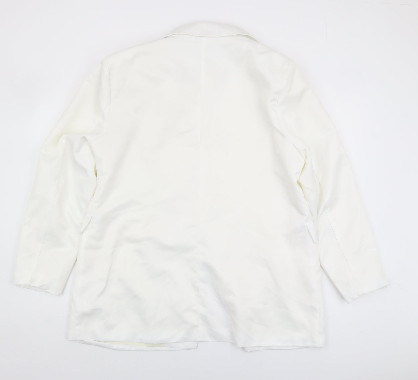 Threadbare Women's White Blazer Jacket Size 16