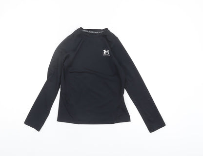 Under Armour Boys Black Athletic Long Sleeve Top