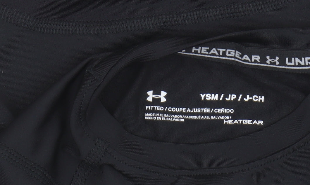 Under Armour Boys Black Athletic Long Sleeve Top