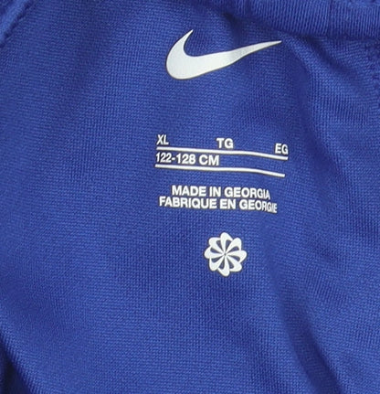 Nike Boys Blue Football Shorts XL Athletic Activewear