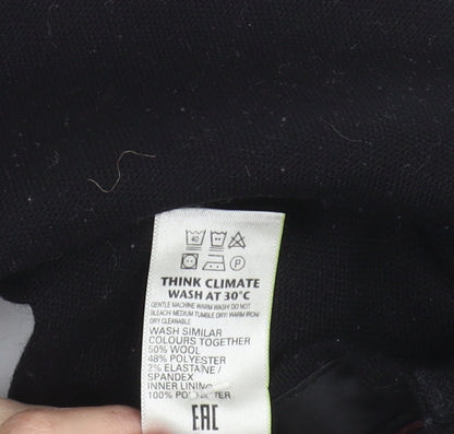 M&S Men's Black Slim Trousers Size M 30/31