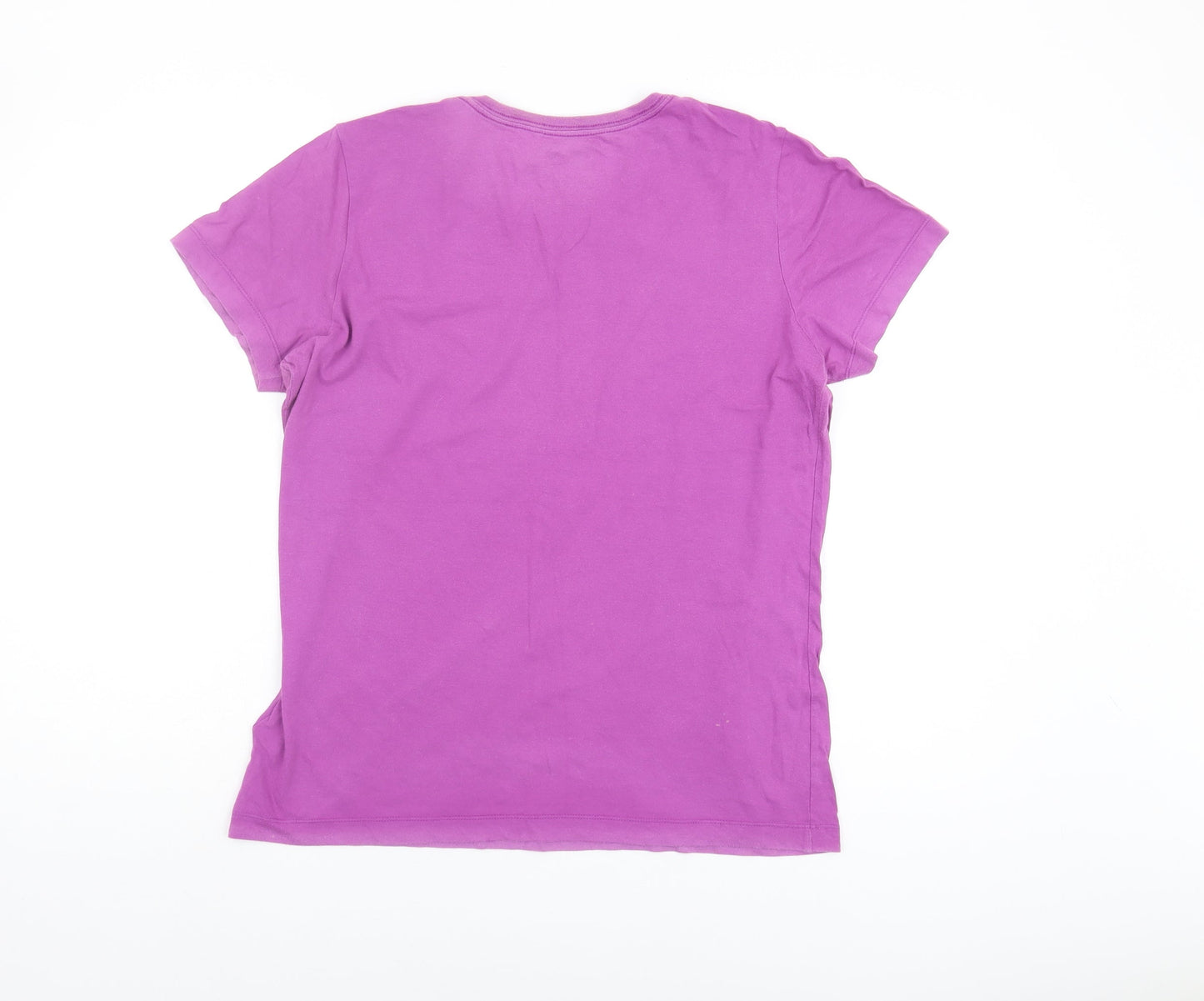 Nike Women's Purple XL Slim Fit T-Shirt