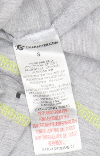 Character.com Simpsons Men Grey Graphic T-Shirt - Size S