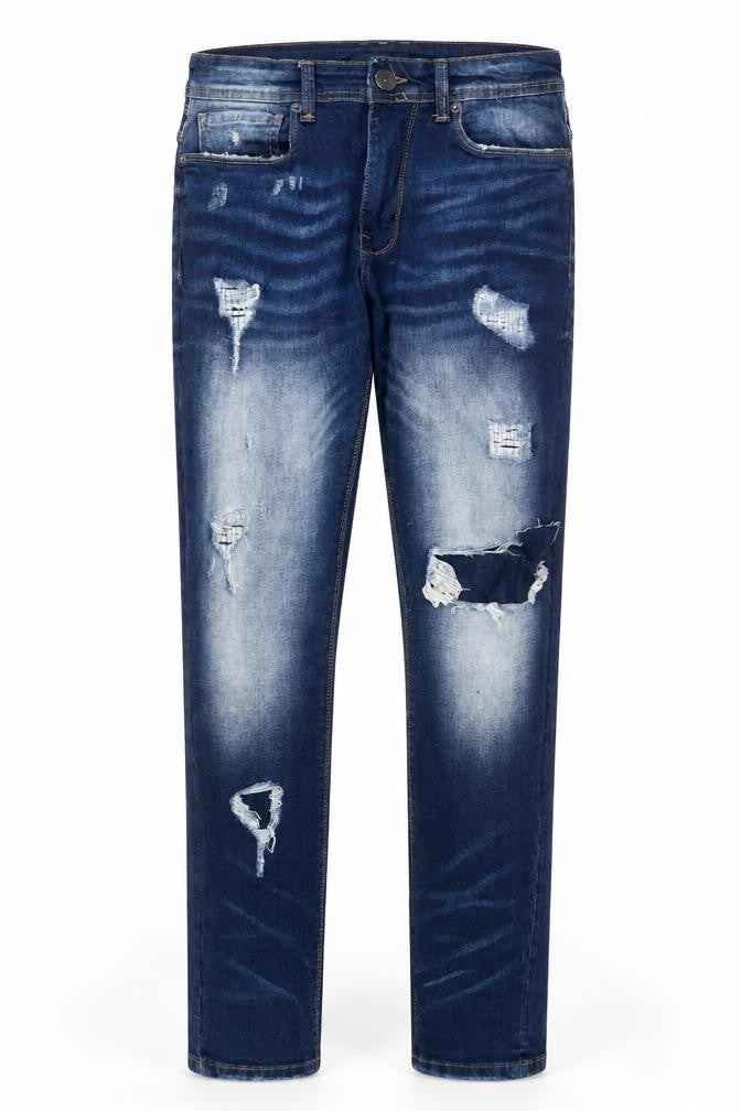 Mens UK Size 30 Voi Slim Fit Skinny Blue Jeans