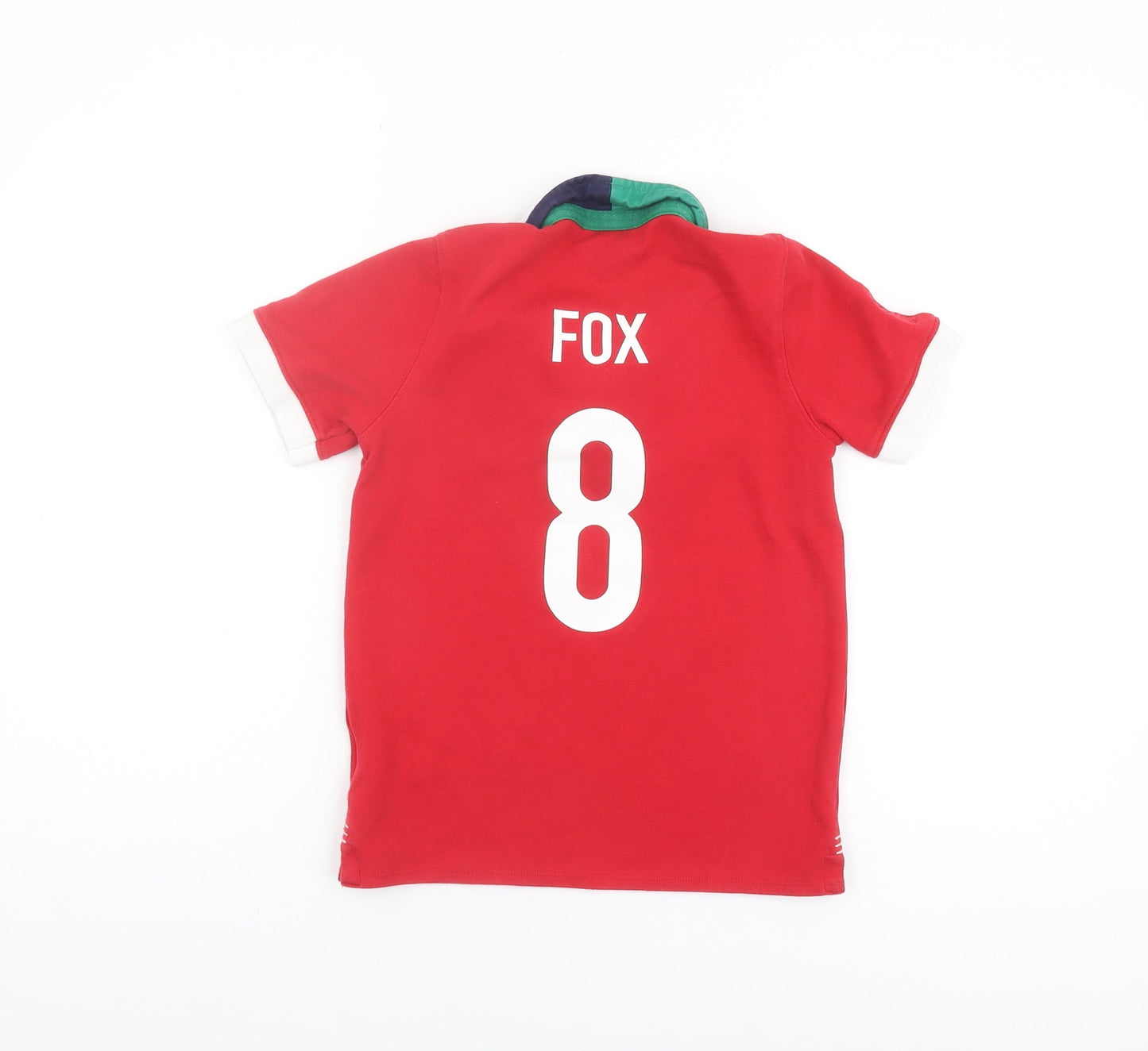 Canterbury Boys Red Polo Rugby Shirt 8 Years