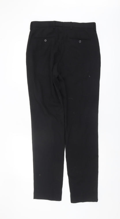 Marks and Spencer Men's Black Trousers Size 32 L