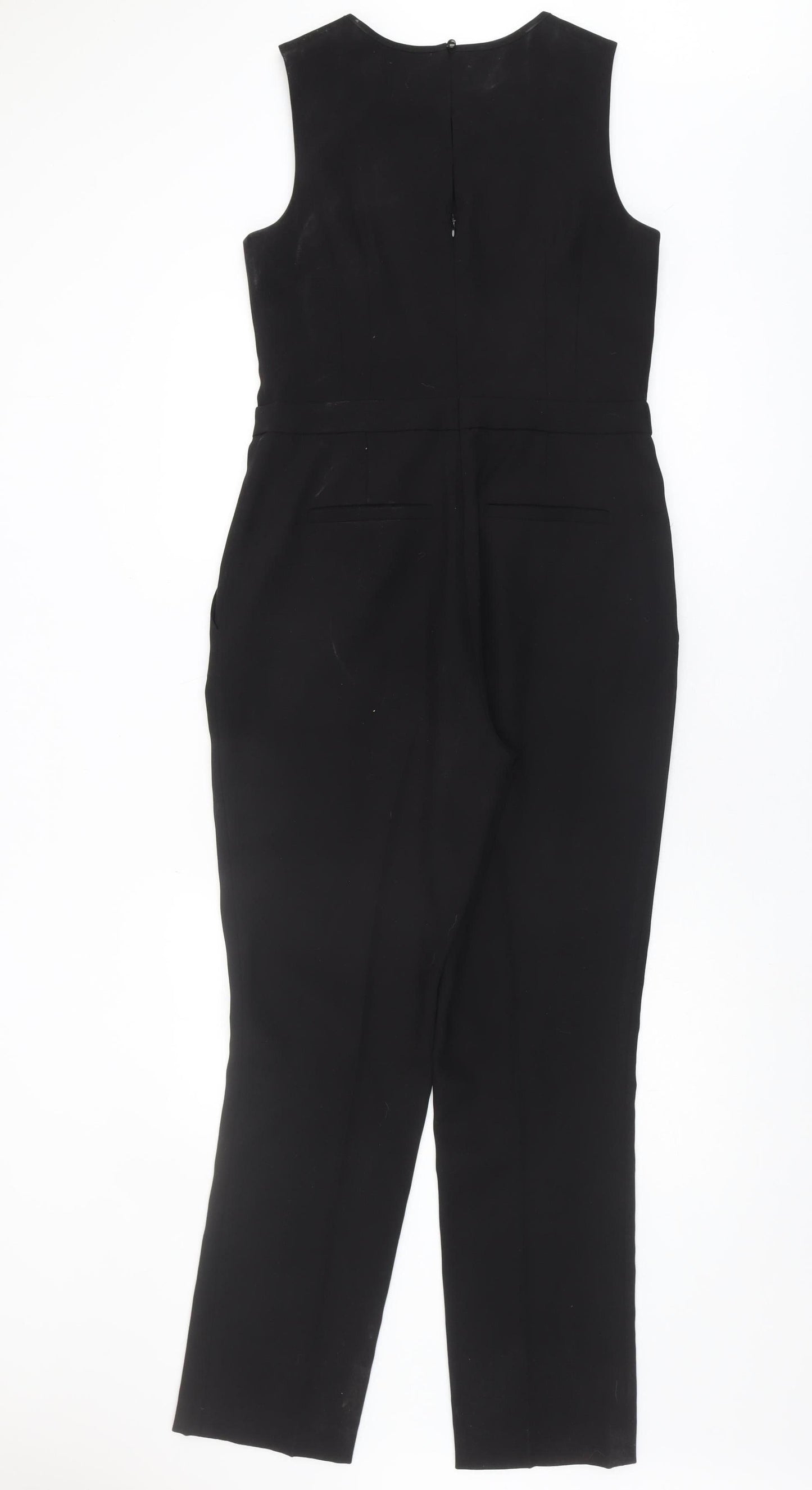 Austin Reed Women's Black Sleeveless Jumpsuit Size 12