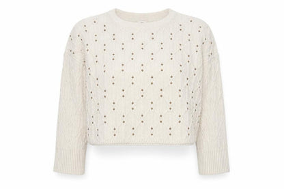 Womens UK Size M River Island Ivory Pullover Jumper