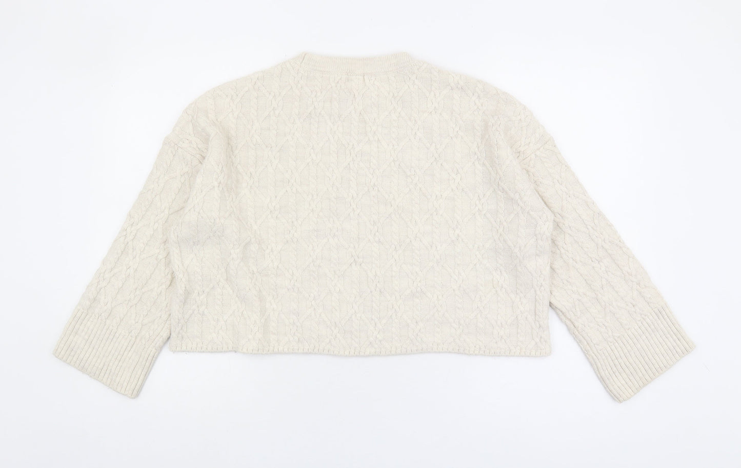 Womens UK Size M River Island Ivory Pullover Jumper