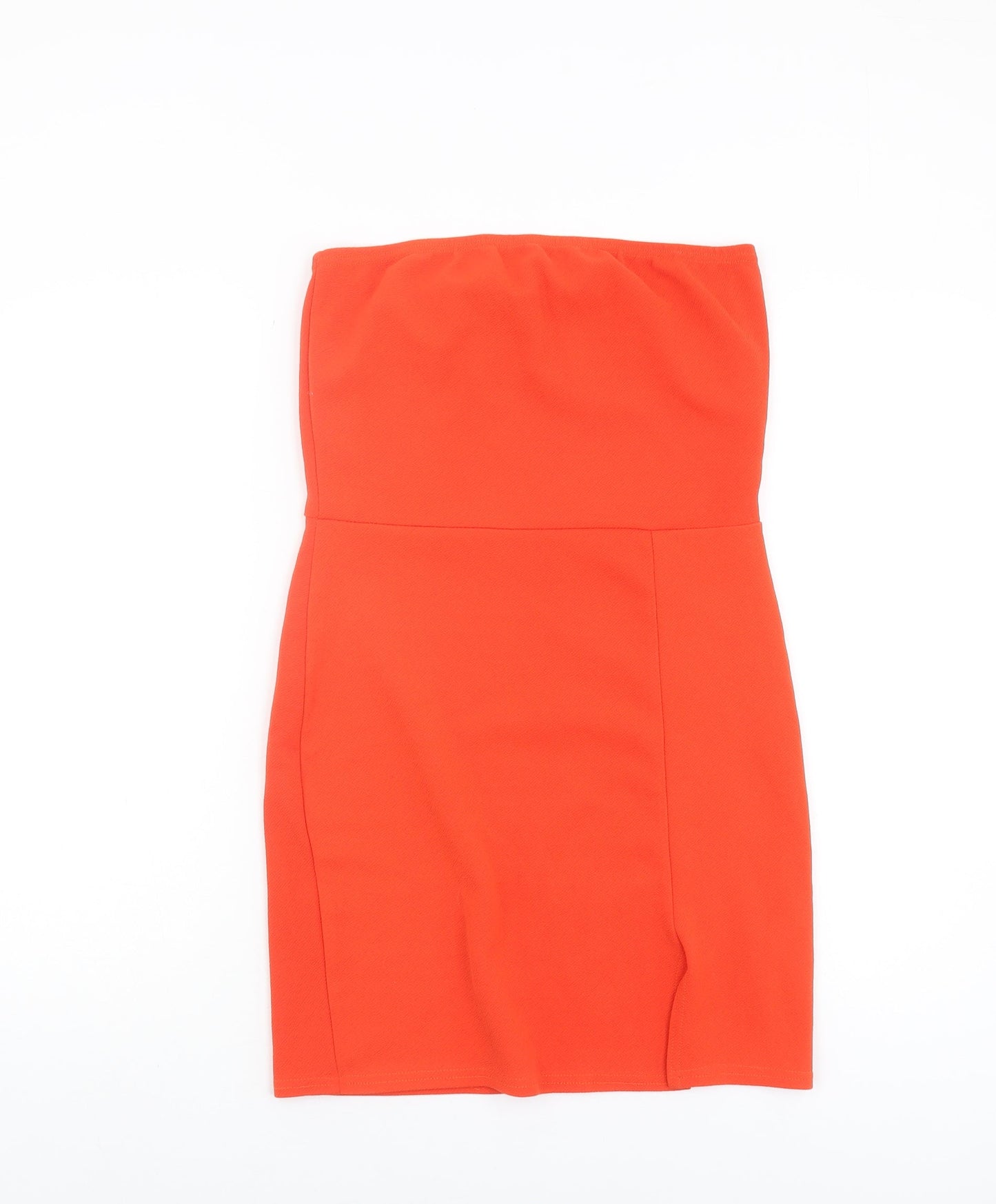 PrettyLittleThing Women's Red Bodycon Dress Size 12