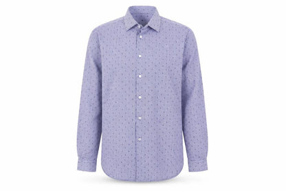 Skopes Men's Blue Slim Fit Check Shirt 16.5