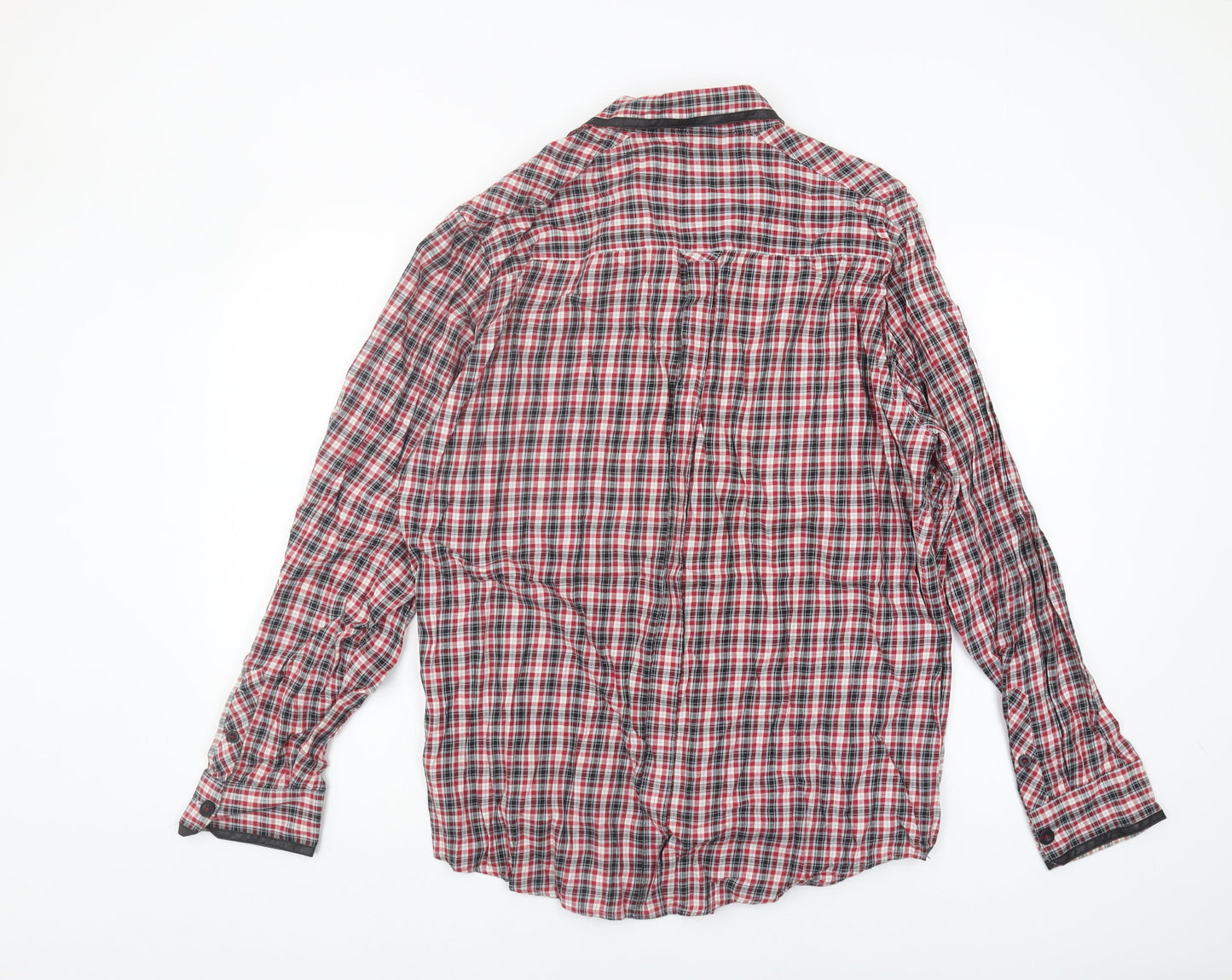 River Island Men's XL Multicoloured Plaid Shirt