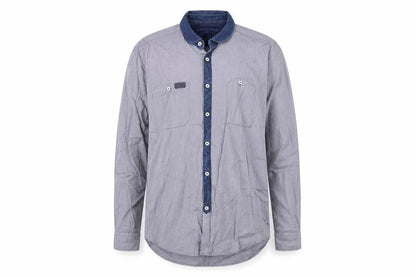 Bewley & Ritch Men's Blue Long Sleeve Shirt L