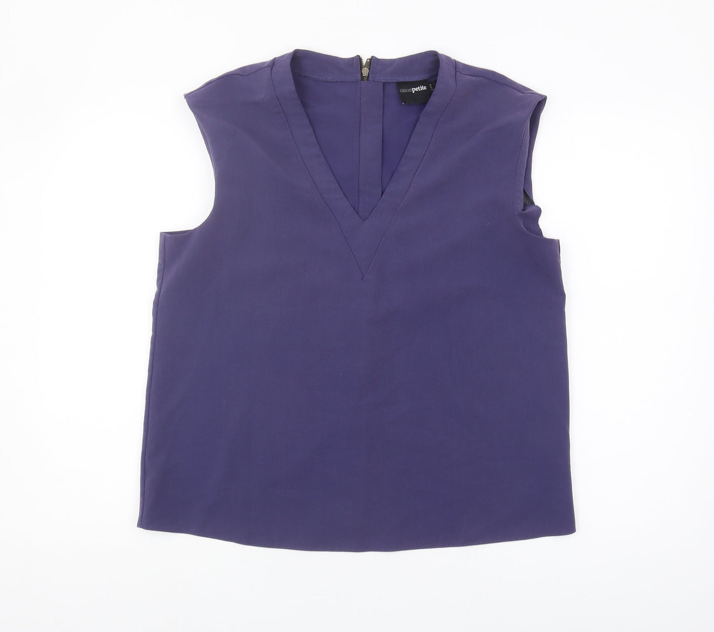 Womens UK Size 14 ASOS Purple Basic Blouse