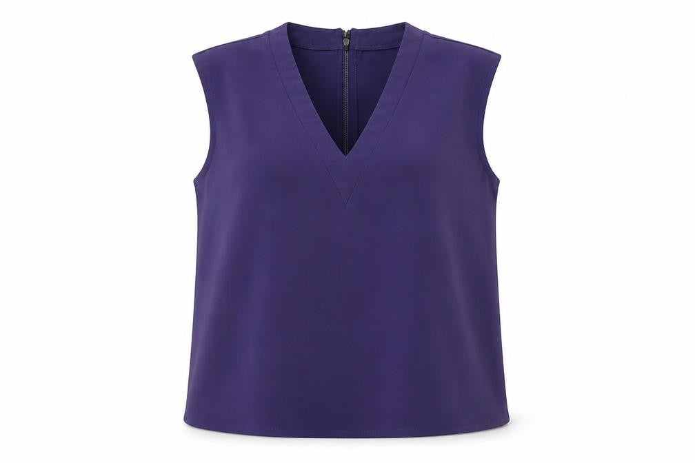Womens UK Size 14 ASOS Purple Basic Blouse