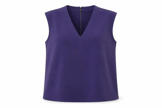 Womens UK Size 14 ASOS Purple Basic Blouse
