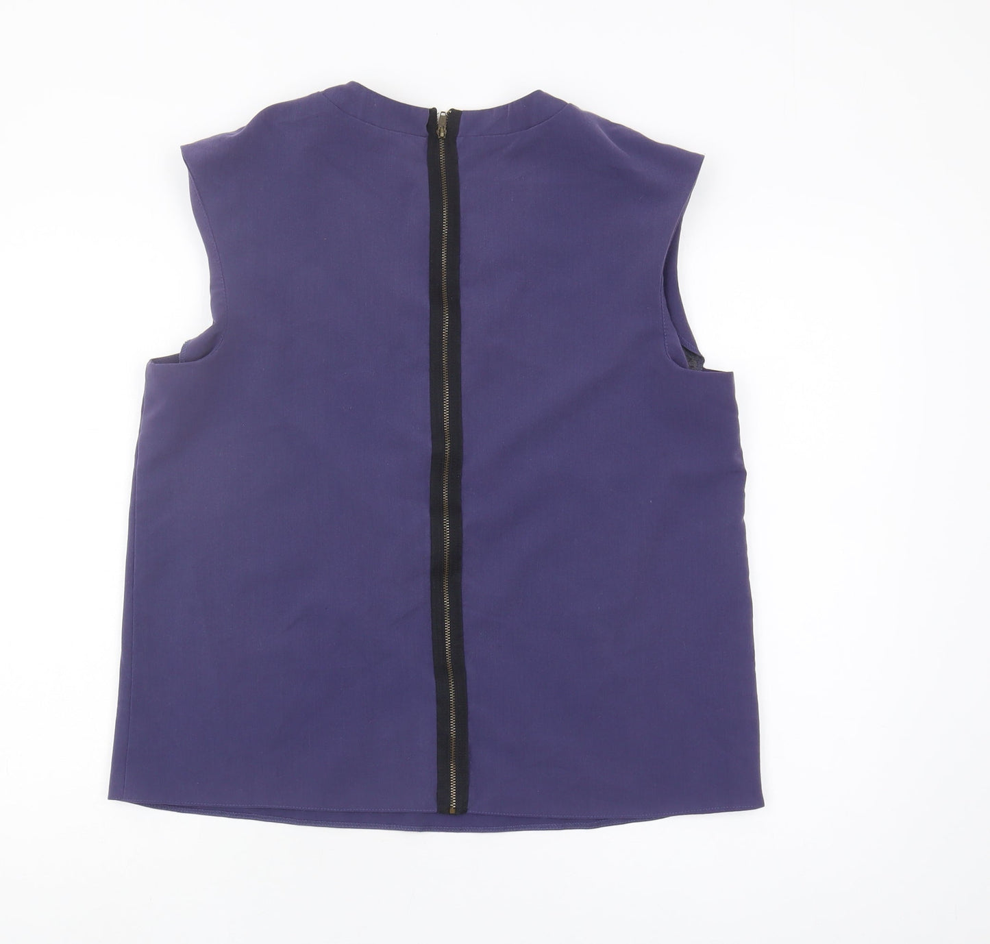 Womens UK Size 14 ASOS Purple Basic Blouse